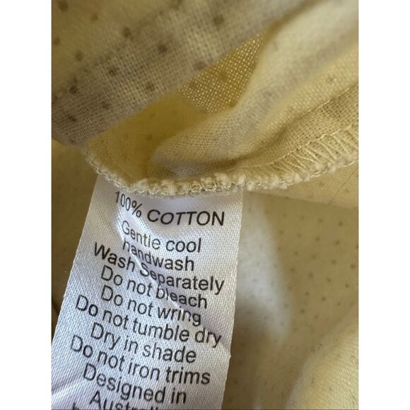 Lacey Lane size 5 Harriette little girls bow collar cream mini polka dot long sl - Picture 6 of 8